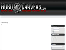 Tablet Screenshot of hobocarvers.com